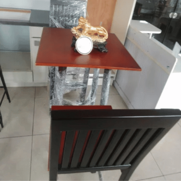 Square Size Wooden Cafe Table