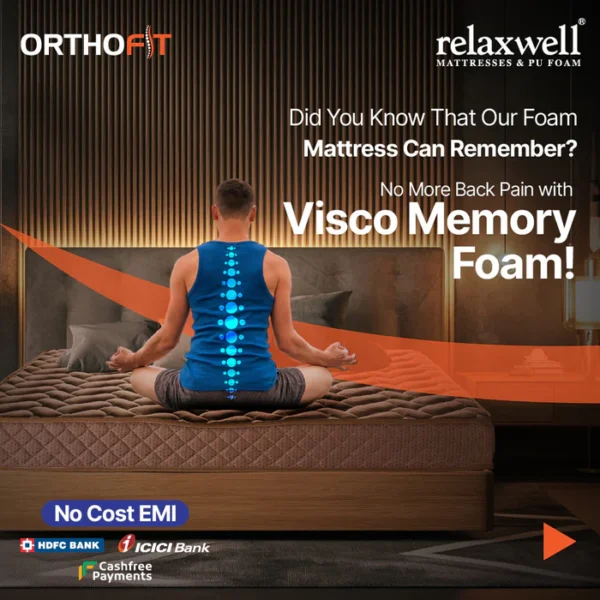 OrthoFit - Orthopedic Full Body Support Coir and Memory Foam Mattress