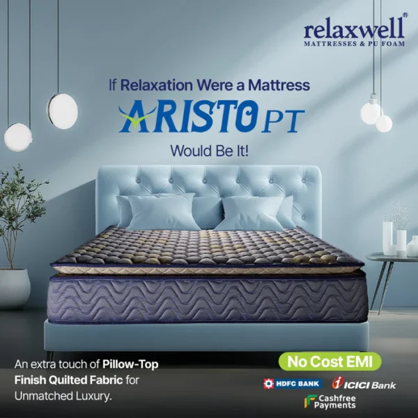 Aristo PT - Full Body Support Bonnel Spring and High Density Foam Mattress