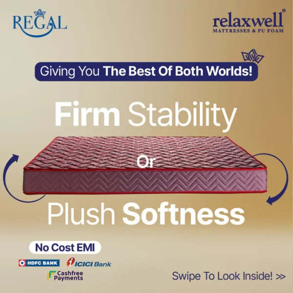Regal - Reversible High Density Foam and Super Soft Foam Mattress