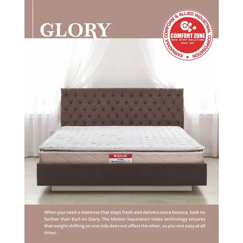 Kurlon Glory Spring Mattress King Size 78 X 72 X 6+1