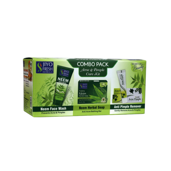 Acne & Pimple Care Kit Combo Pack ( Neem Fw + Neem Soap+ Acne Pimple Remover Crm)